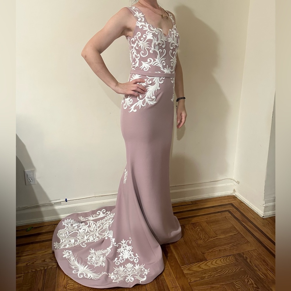 Portia and Scarlett Gorgeous Mermaid Prom Dress Size 6 - Picture 2 of 11